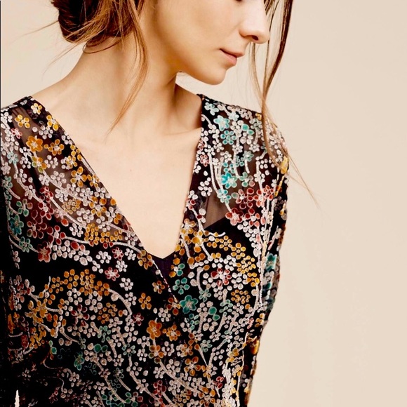 Anthropologie boho chic Moulinette Soeurs floral jumpsuit size 2 - Picture 2 of 10